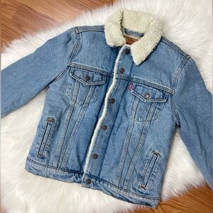 Levi's Women's Original Sherpa Trucker Jacket - Divided Blue